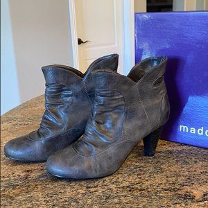 Madden Girl Grey Ankle Boot, Size 8.5